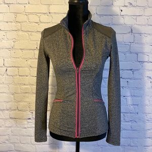 Energie Jacket Womens S Gray and Pink Track Jacket. NWOT!